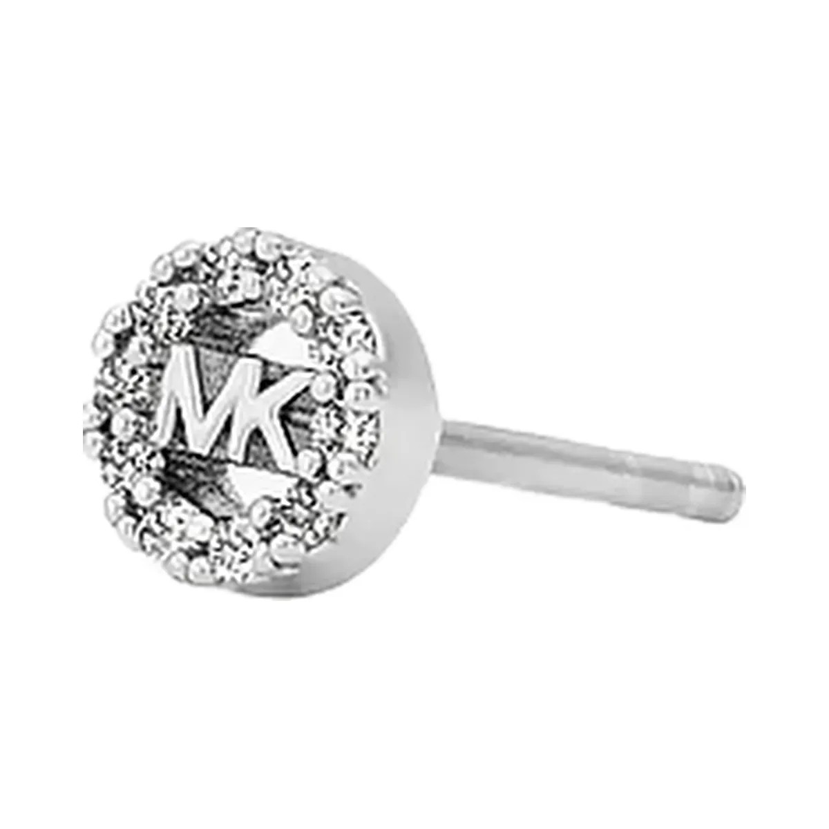 Michael Kors Pavé Logo Bangle and Stud Earrings Gift Set Silver - HypeFly India View 2