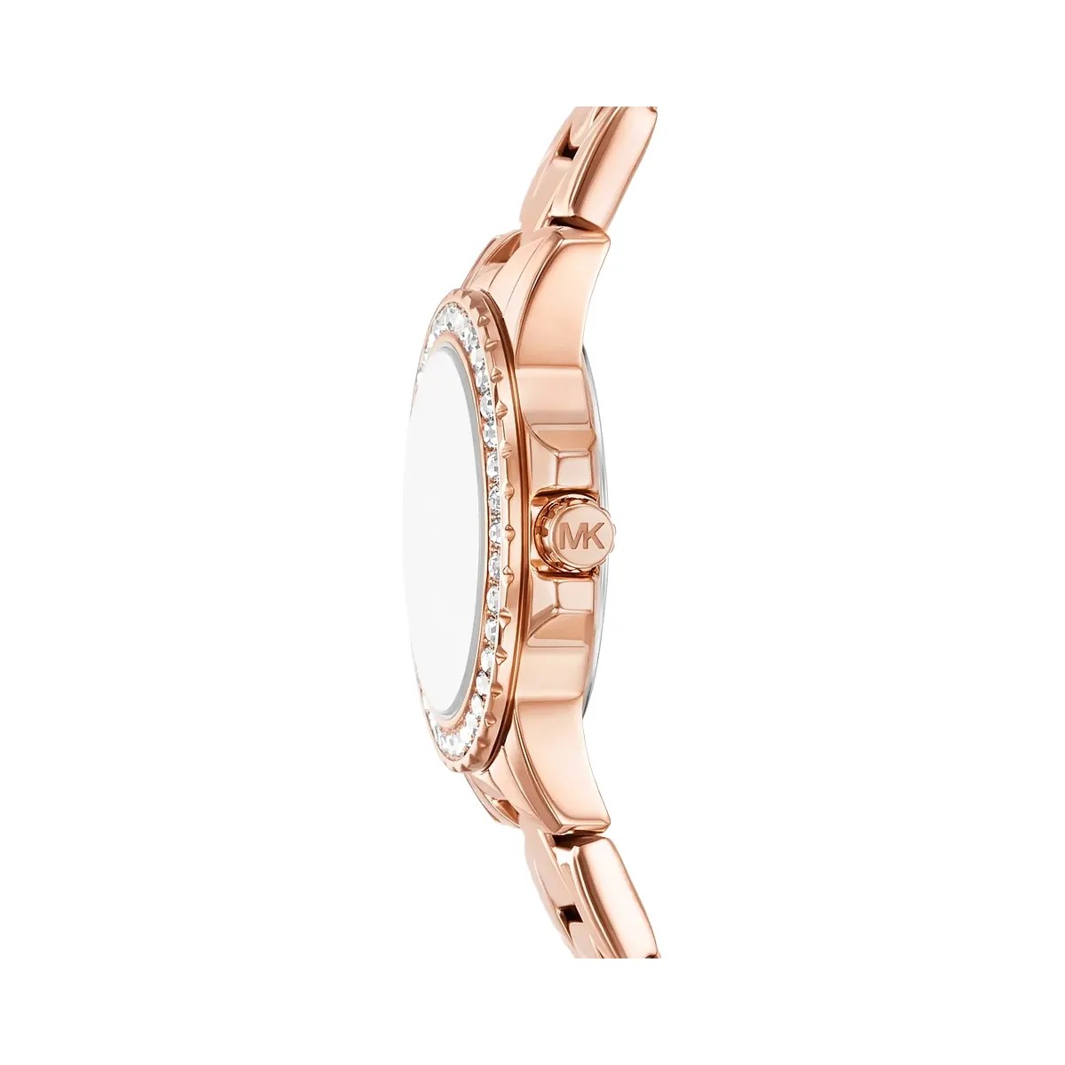 Michael Kors Petite Everest Pavé Rose Gold-Tone Watch and Bracelets Jewelry Gift Set Rose Gold - HypeFly India View 2