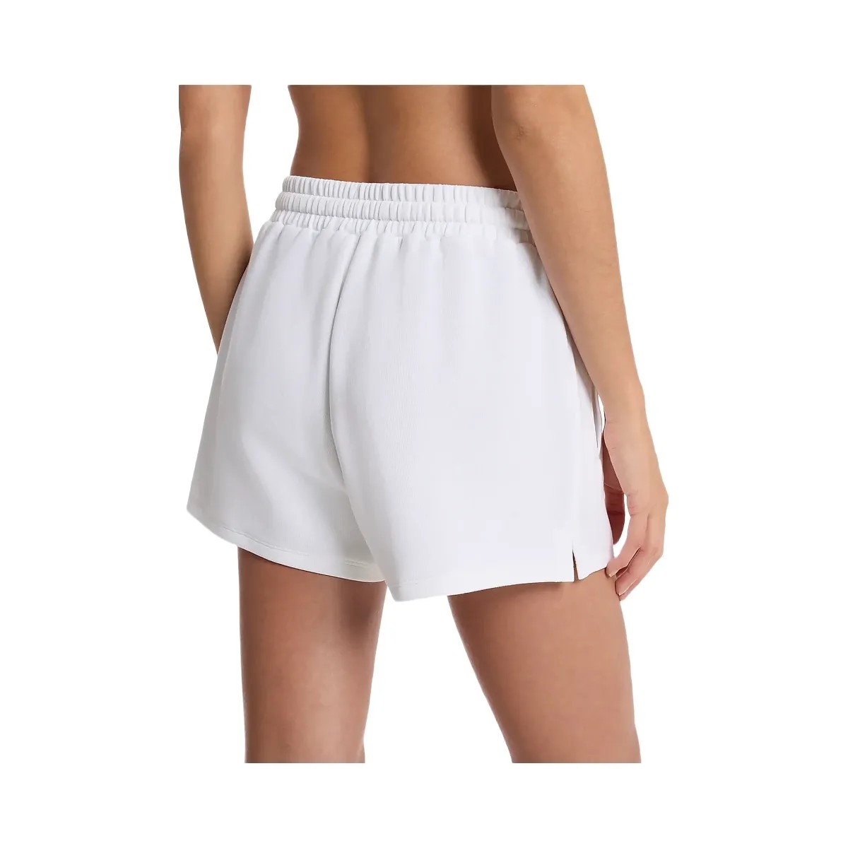 Michael Kors PRIDE Knit Track Shorts White - HypeFly India View 2