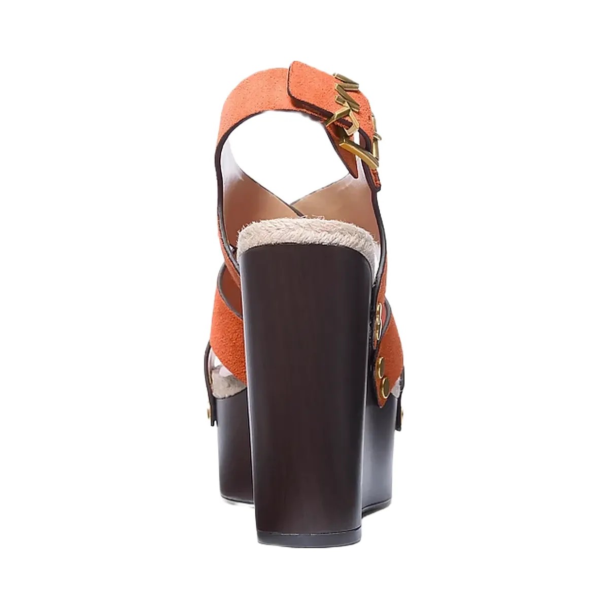 Michael Kors Raven Studded Suede Wedge Sandal Mimosa - HypeFly India View 3