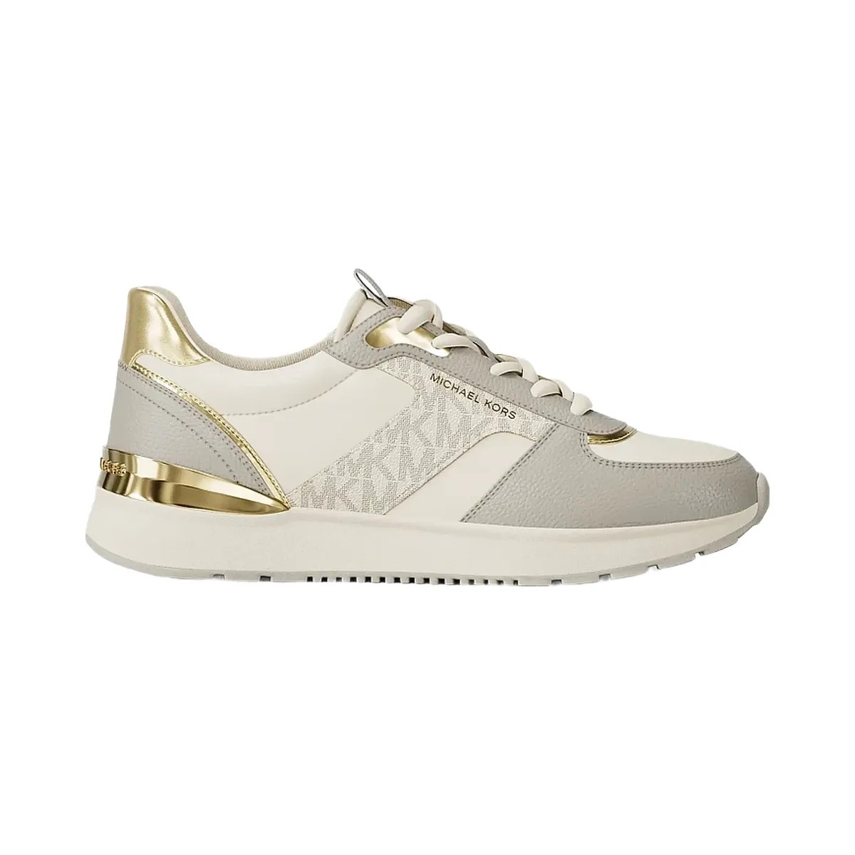 Michael Kors Remy Mixed-Media Trainer Vanilla Combo - HypeFly India View 2
