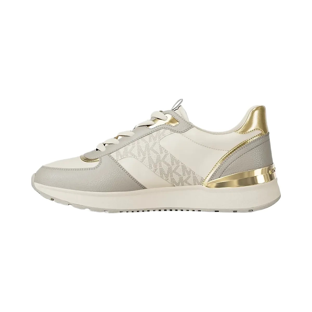 Michael Kors Remy Mixed-Media Trainer Vanilla Combo - HypeFly India View 3