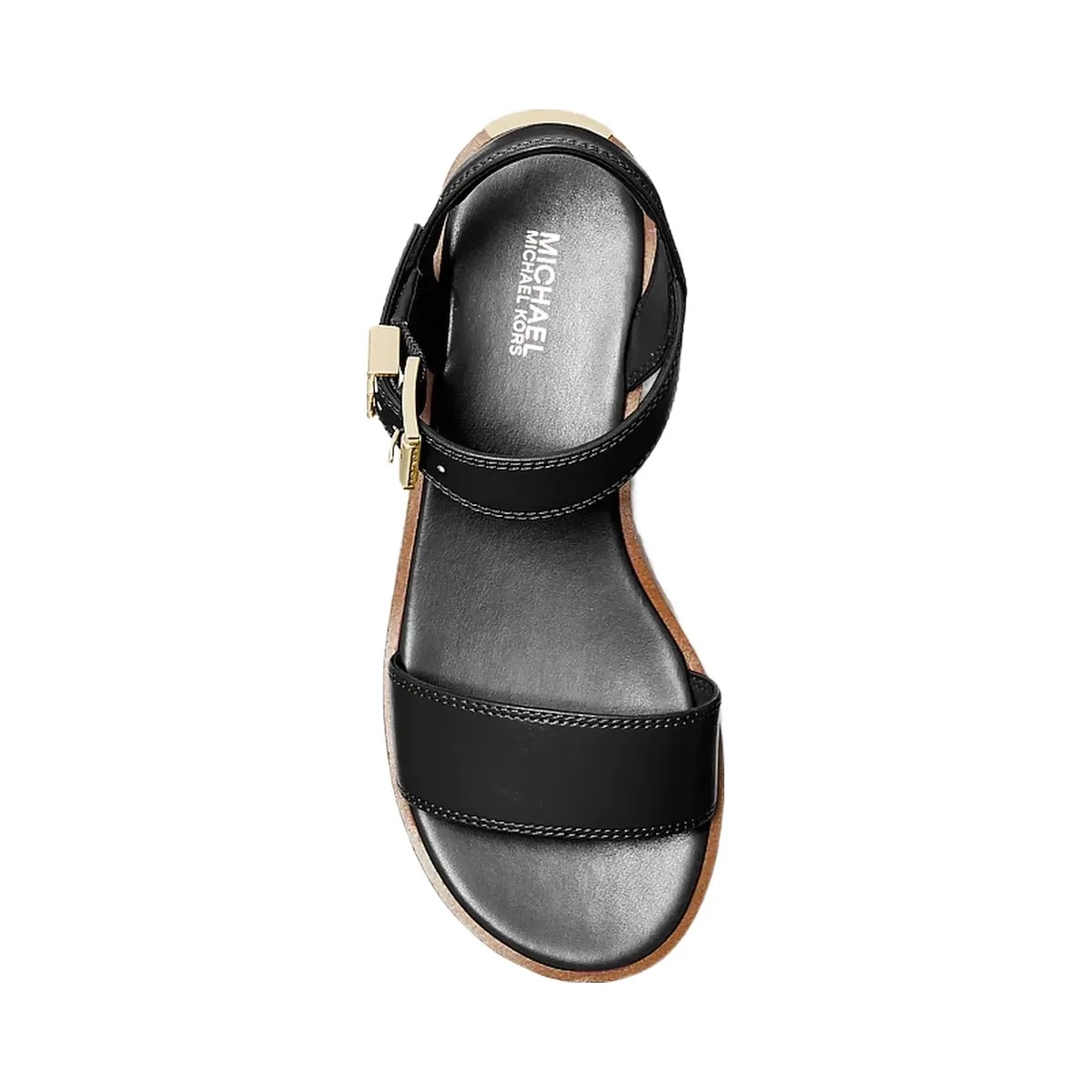 Michael Kors Richie Platform Espadrille Sandal Black - HypeFly India View 3