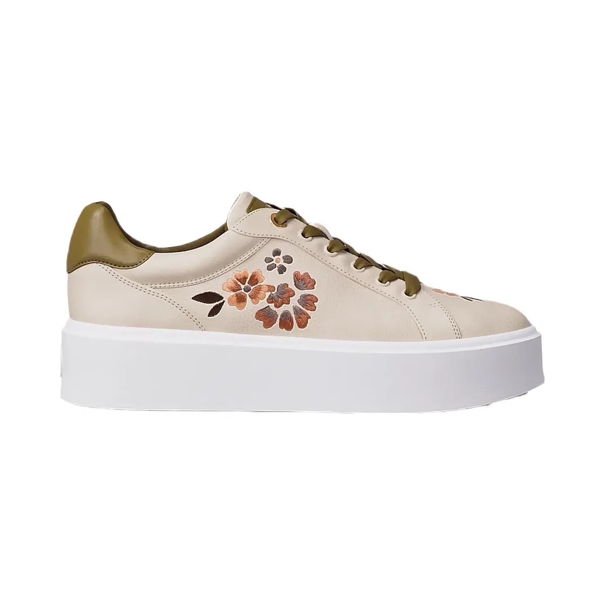 Michael Kors Romey Embellished Platform Sneaker Cream Multi - HypeFly India View 2