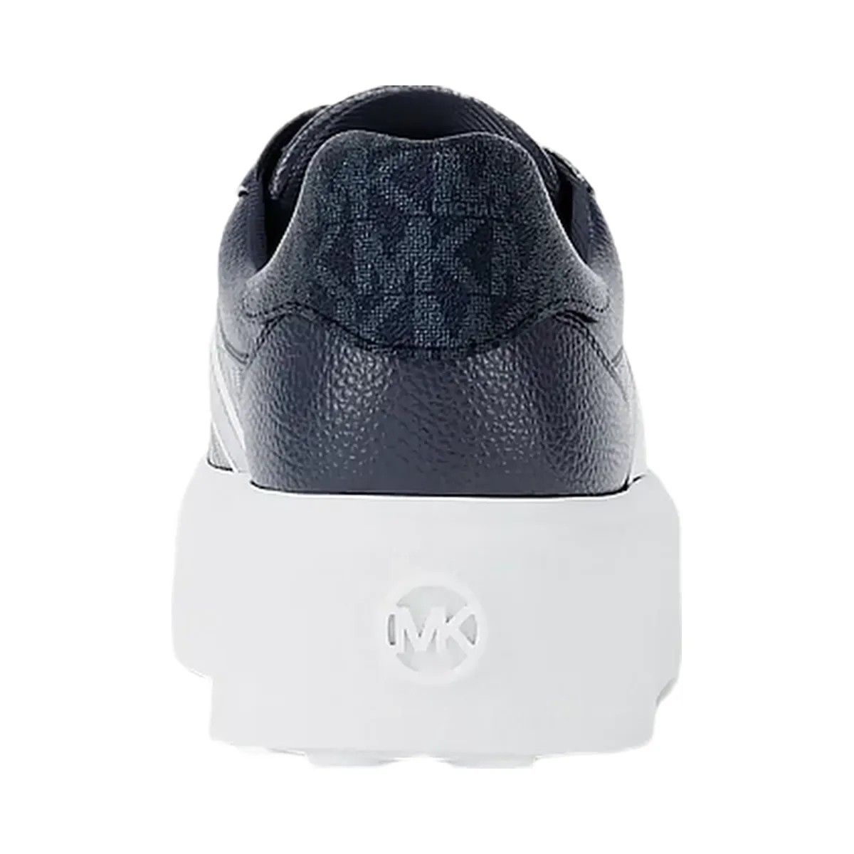 Michael Kors Romey Signature Logo Stripe Platform Sneaker Navy - HypeFly India View 4