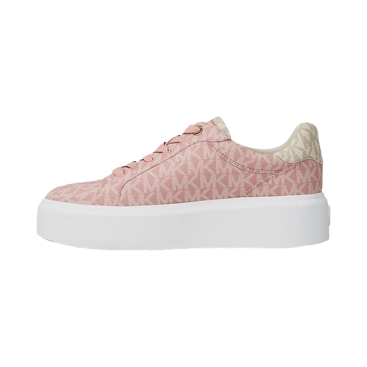 Michael Kors Romey Two-Tone Logo Platform Sneaker Powder Blush - HypeFly India View 3