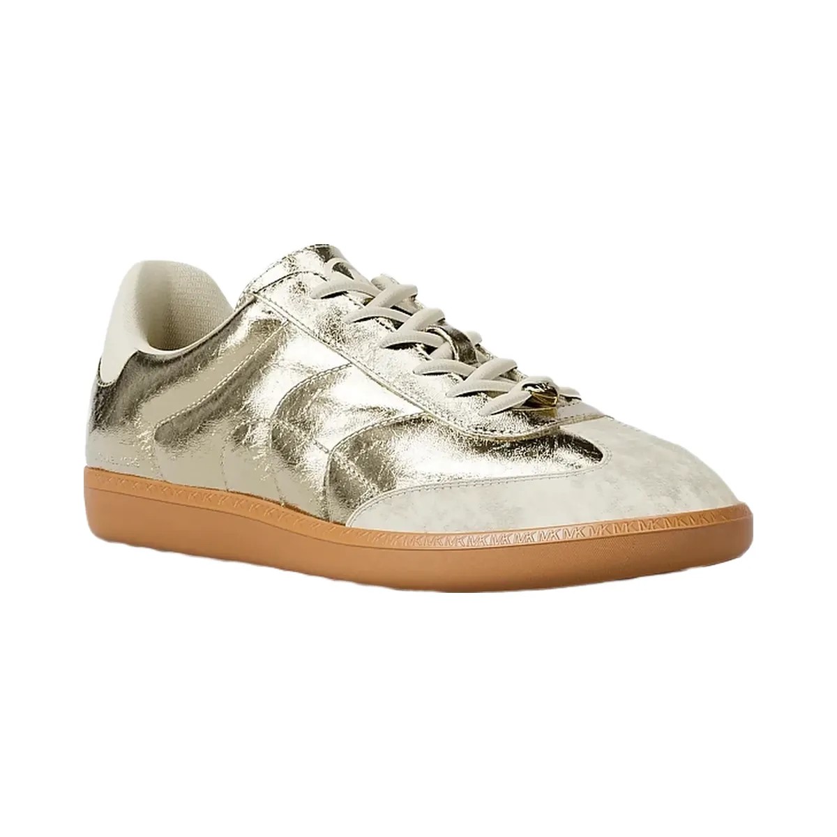 Michael Kors Sammy Metallic Sneaker Pale Gold - HypeFly India View 1