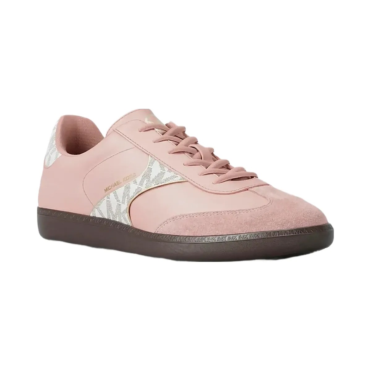 Michael Kors Sammy Mixed-Media Sneaker Powder Blush - HypeFly India View 1