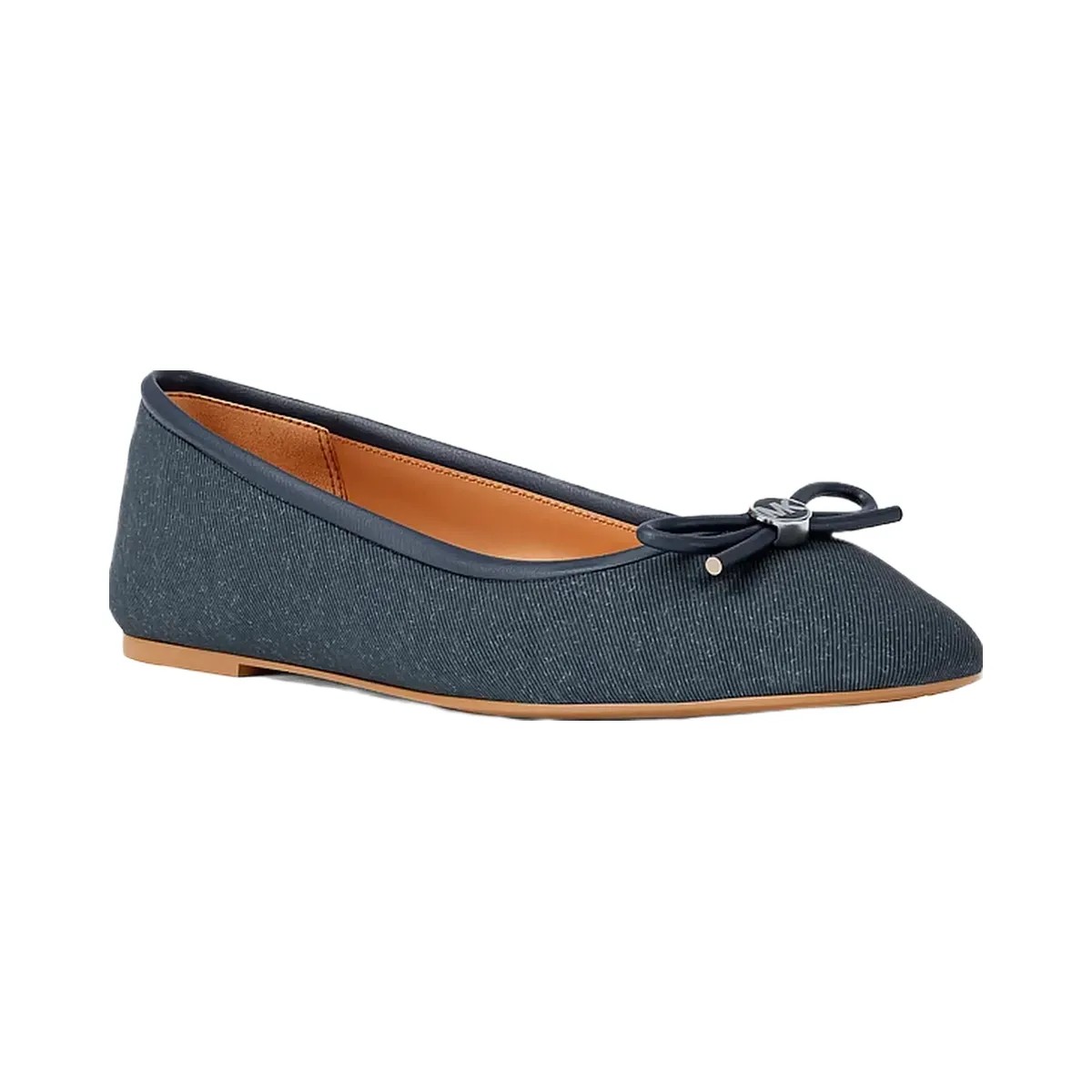 Michael Kors Savannah Denim Ballet Flat Dk Vt Bluwsh - HypeFly India View 1
