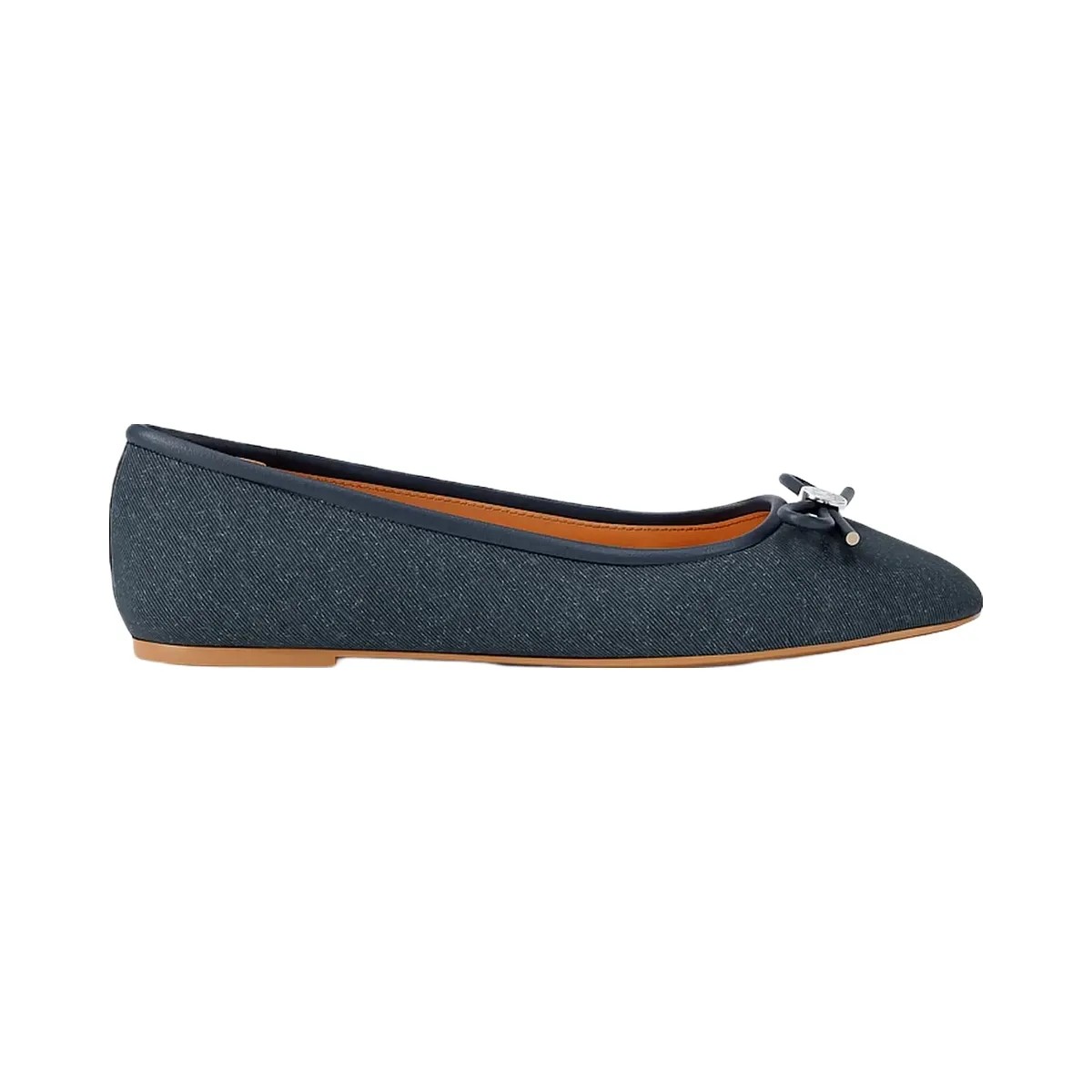 Michael Kors Savannah Denim Ballet Flat Dk Vt Bluwsh - HypeFly India View 2
