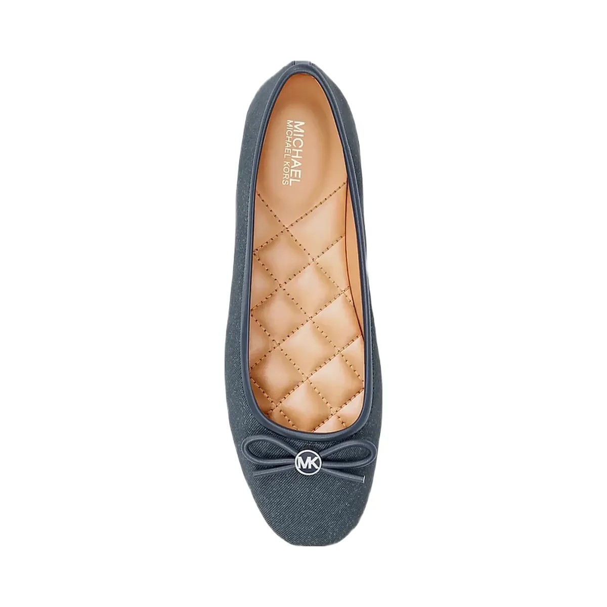 Michael Kors Savannah Denim Ballet Flat Dk Vt Bluwsh - HypeFly India View 5