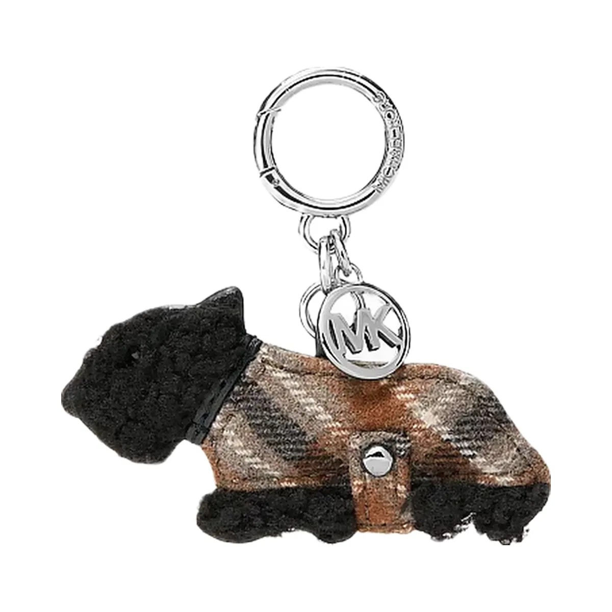 Michael Kors Scottie Dog Bag Charm Black - HypeFly India View 1