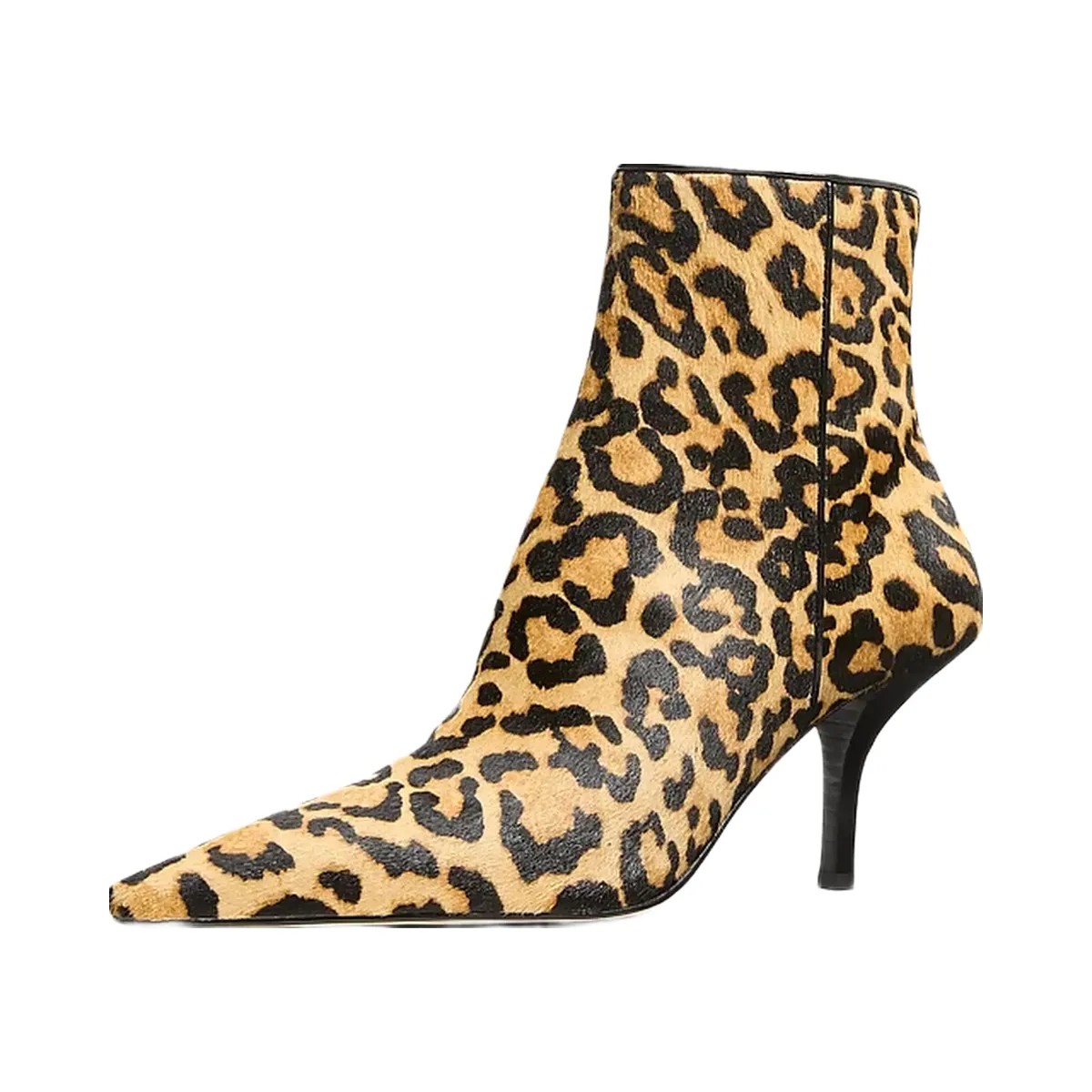 Michael Kors Selina Leopard Print Calf Hair Ankle Boot Marigold - HypeFly India View 4
