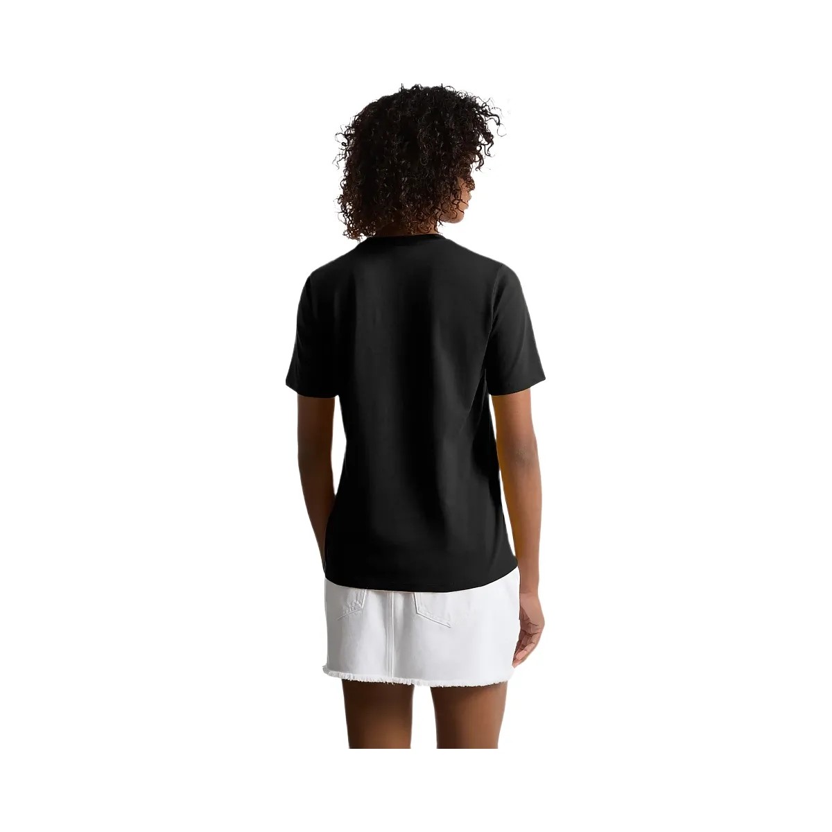 Michael Kors Sequined Logo Cotton T-Shirt Black - HypeFly India View 2