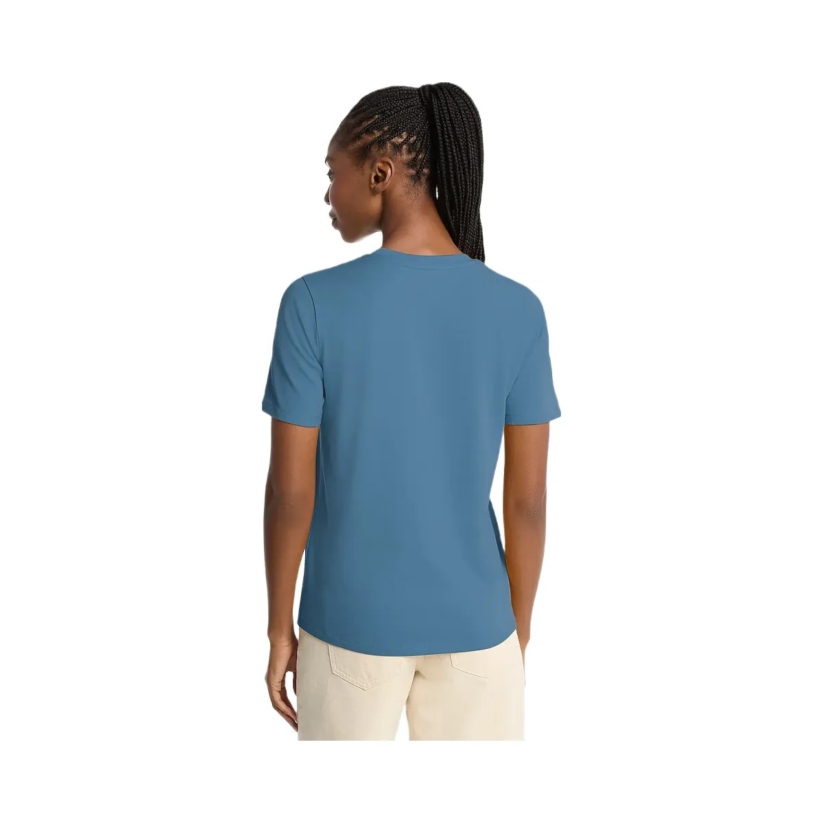 Michael Kors Sequined Logo Cotton T-Shirt Dk Chambray - HypeFly India View 2