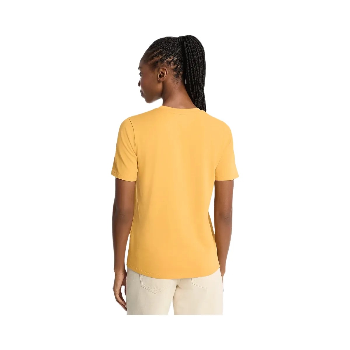 Michael Kors Sequined Logo Cotton T-Shirt Honeywheat - HypeFly India View 2