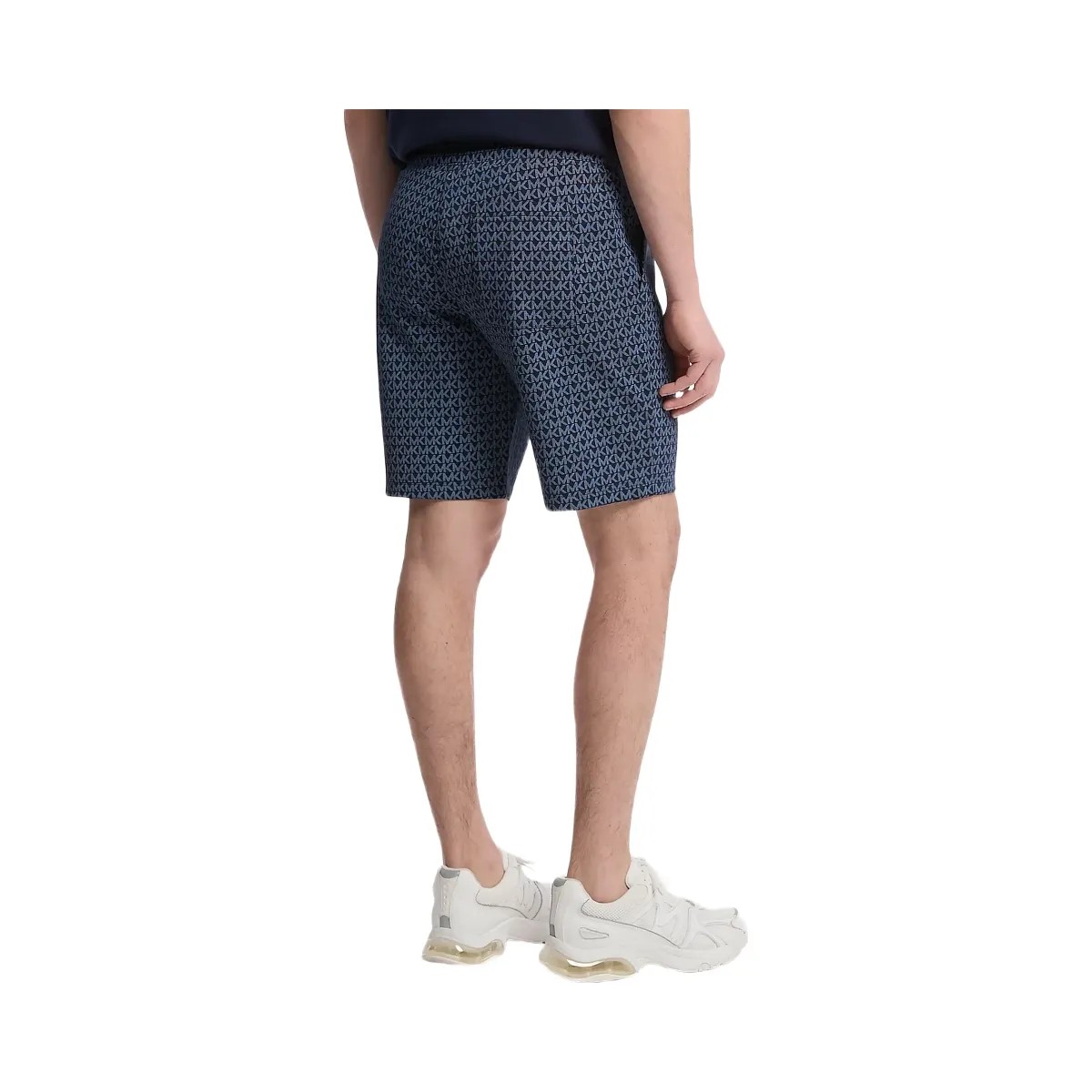 Michael Kors Signature Logo Cotton Blend Shorts - HypeFly India View 2