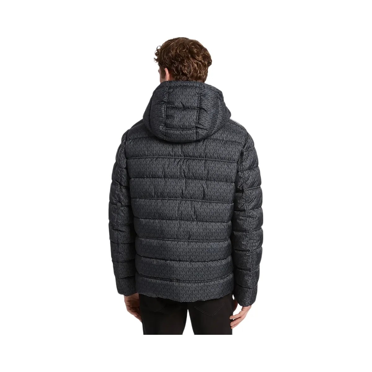 Michael Kors Signature Logo Reversible Jacket Black - HypeFly India View 2