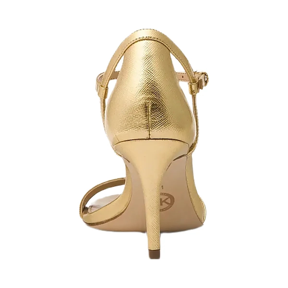Michael Kors Simone Metallic Sandal Pale Gold - HypeFly India View 3