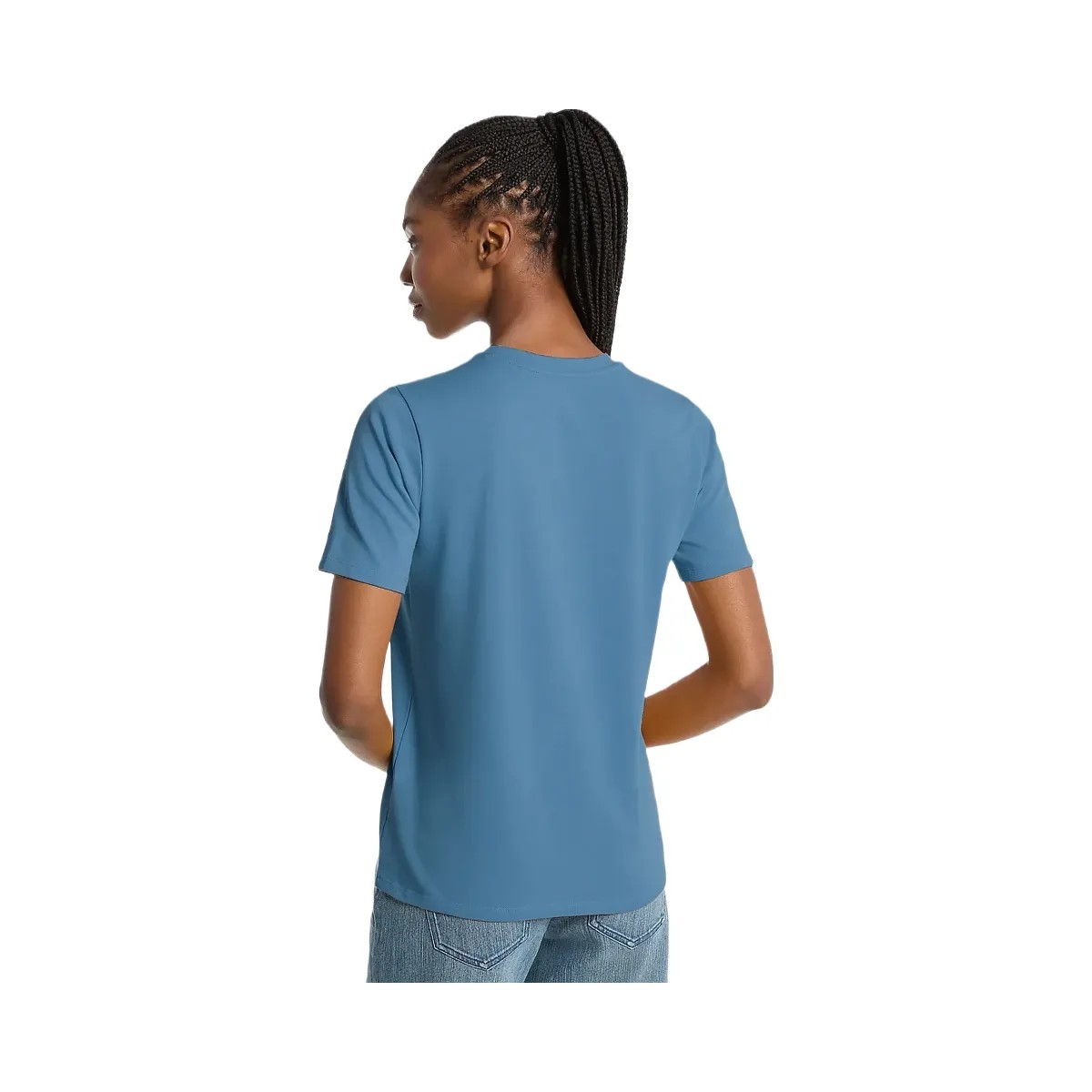 Michael Kors Studded Logo Charm Organic Cotton Jersey T-Shirt Dk Chambray - HypeFly India View 2