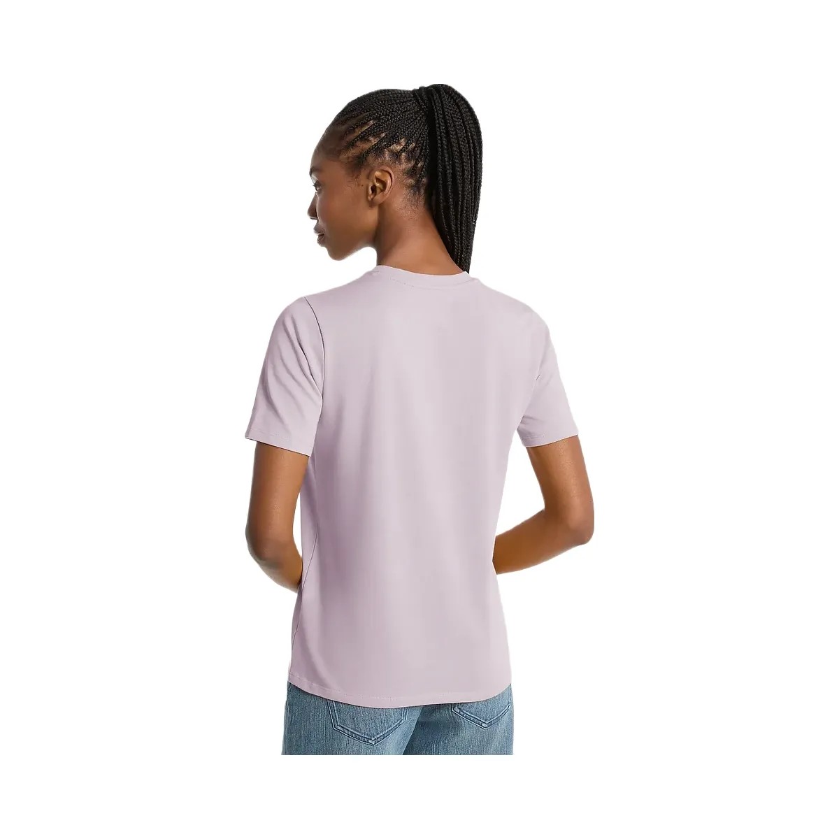 Michael Kors Studded Logo Charm Organic Cotton Jersey T-Shirt Lilac - HypeFly India View 2