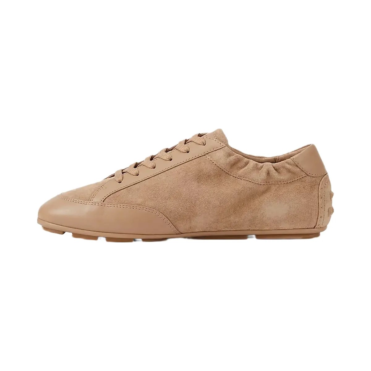 Michael Kors Susie Suede and Leather Trainer Camel - HypeFly India View 3