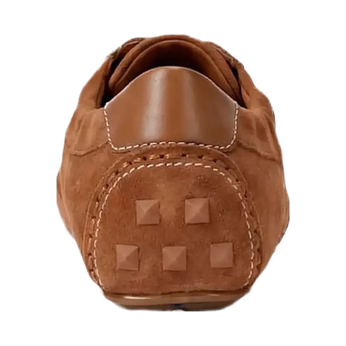 Michael Kors Susie Suede and Leather Trainer Luggage - HypeFly India View 4