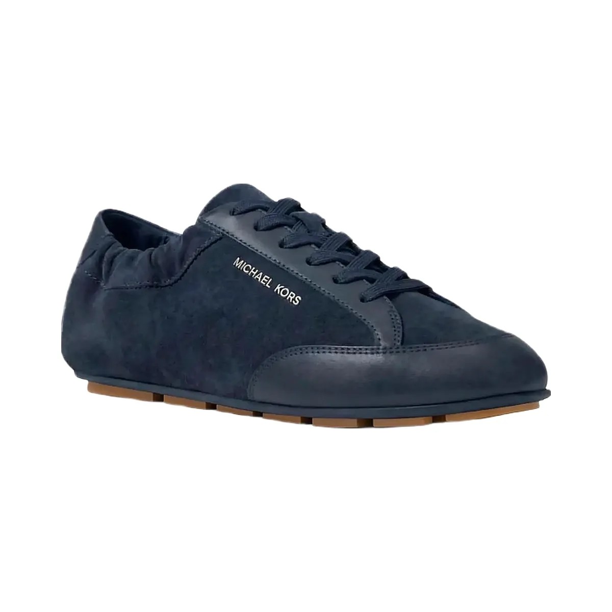 Michael Kors Susie Suede and Leather Trainer Navy - HypeFly India View 1