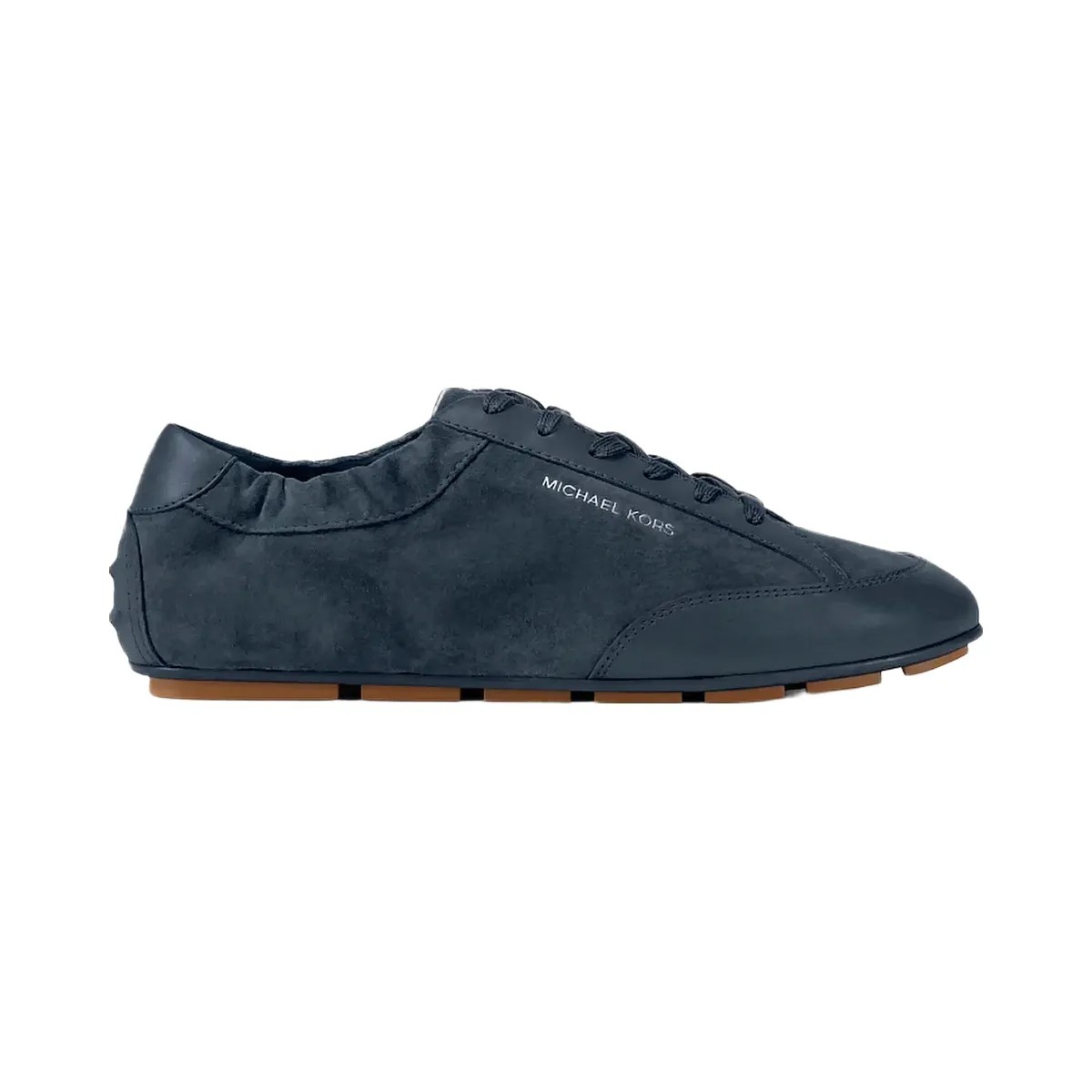 Michael Kors Susie Suede and Leather Trainer Navy - HypeFly India View 2