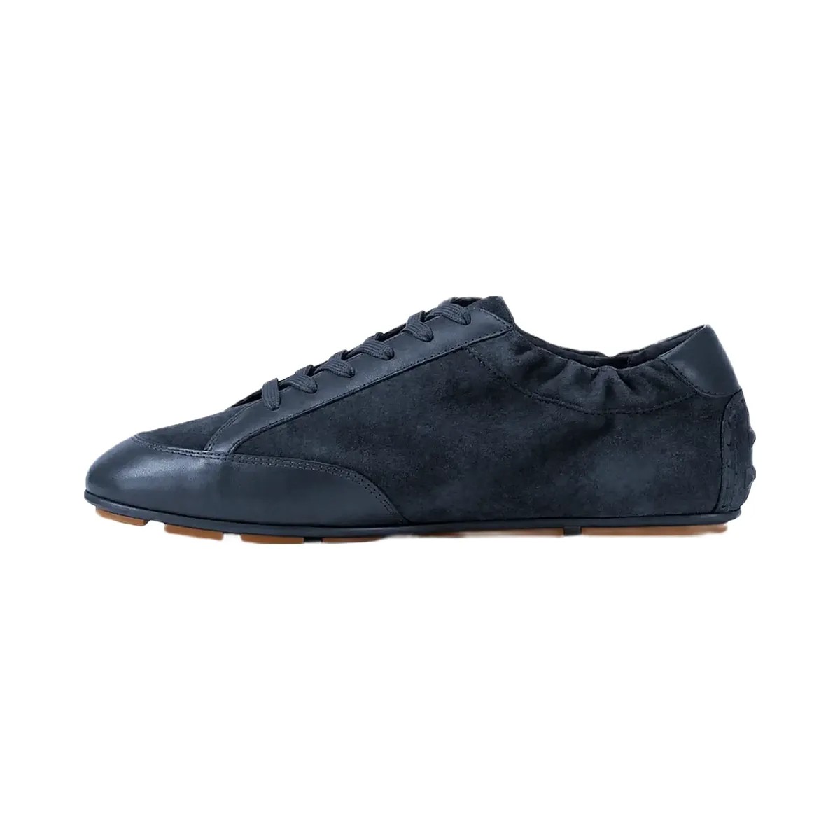 Michael Kors Susie Suede and Leather Trainer Navy - HypeFly India View 3