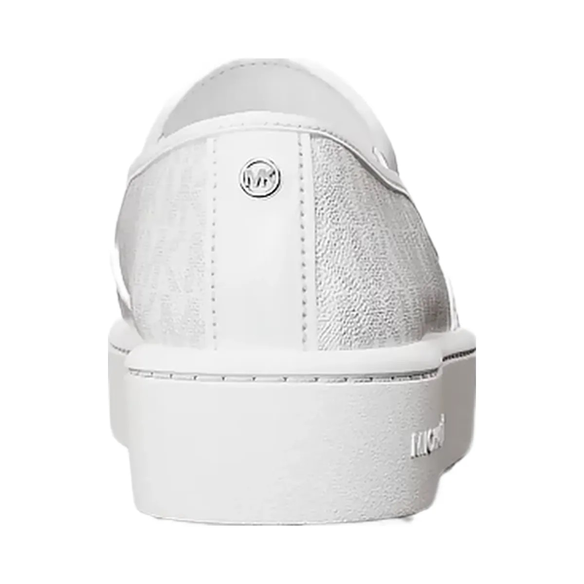 Michael Kors Teddi Signature Logo Slip-On Sneaker Bright Wht - HypeFly India View 5