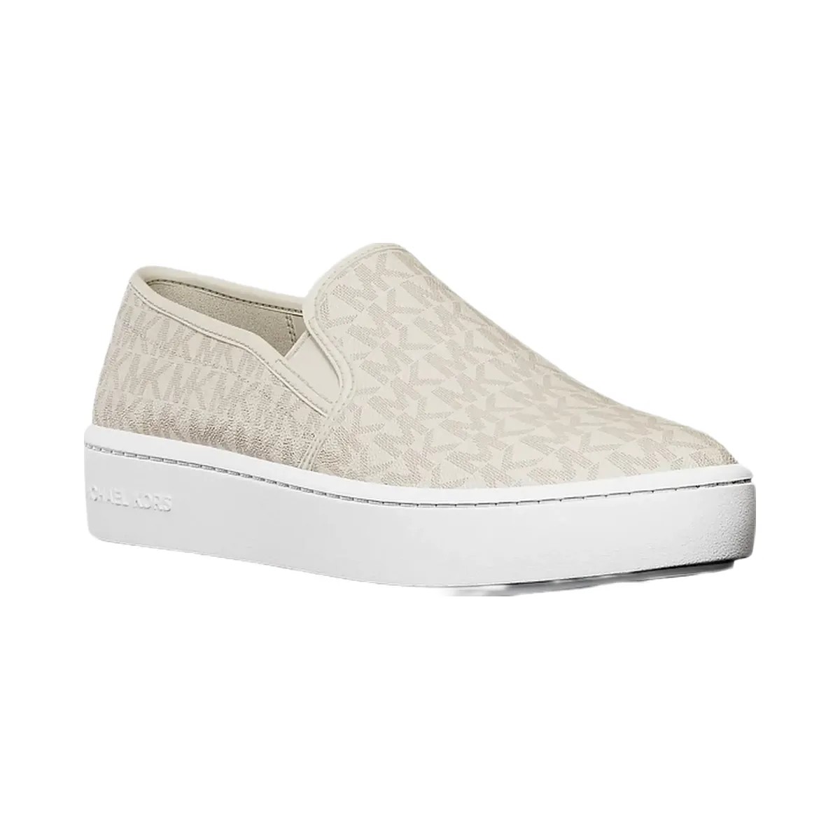 Michael Kors Teddi Signature Logo Slip-On Sneaker Van/Cream - HypeFly India View 1