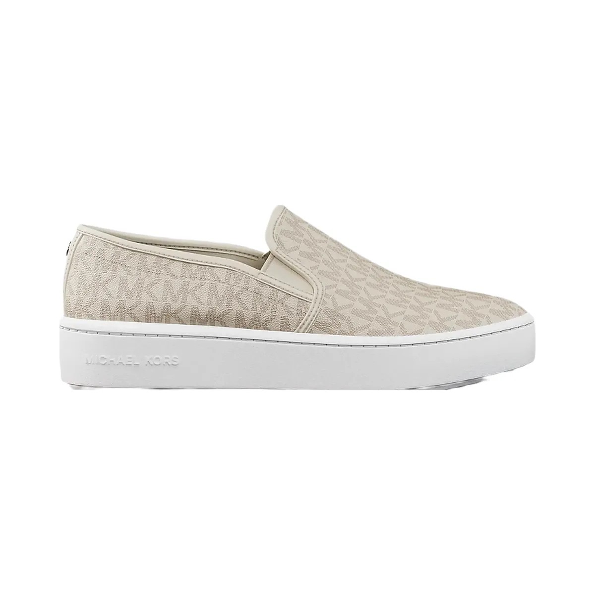 Michael Kors Teddi Signature Logo Slip-On Sneaker Van/Cream - HypeFly India View 2