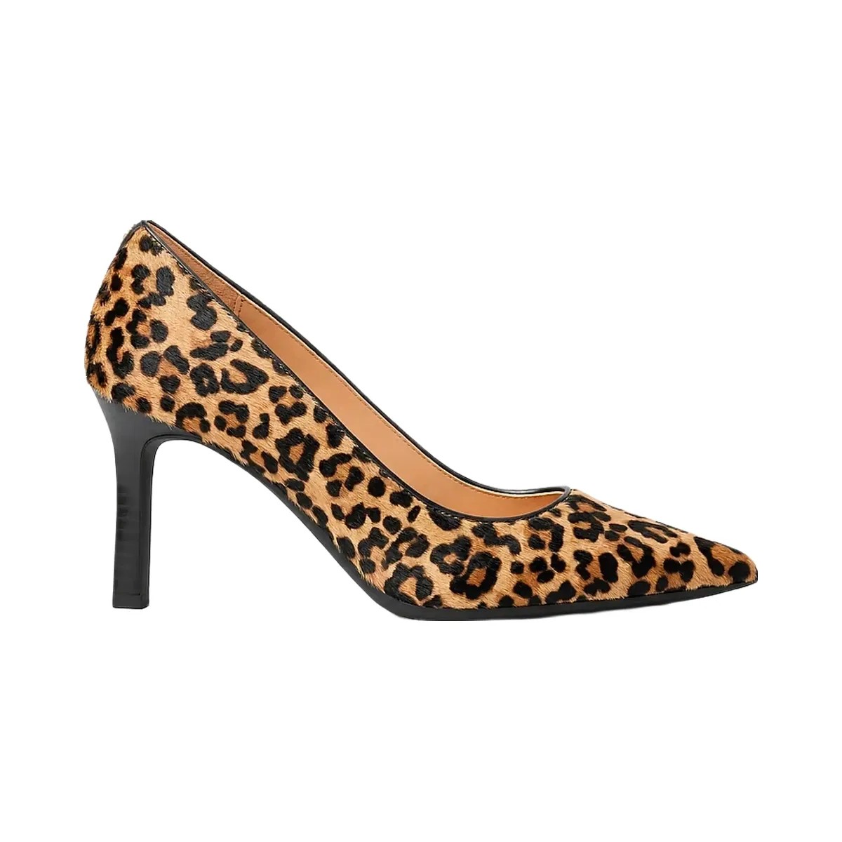 Michael Kors Willa Flex Leopard Print Calf Hair Pump Dk Camel Mlt - HypeFly India View 2
