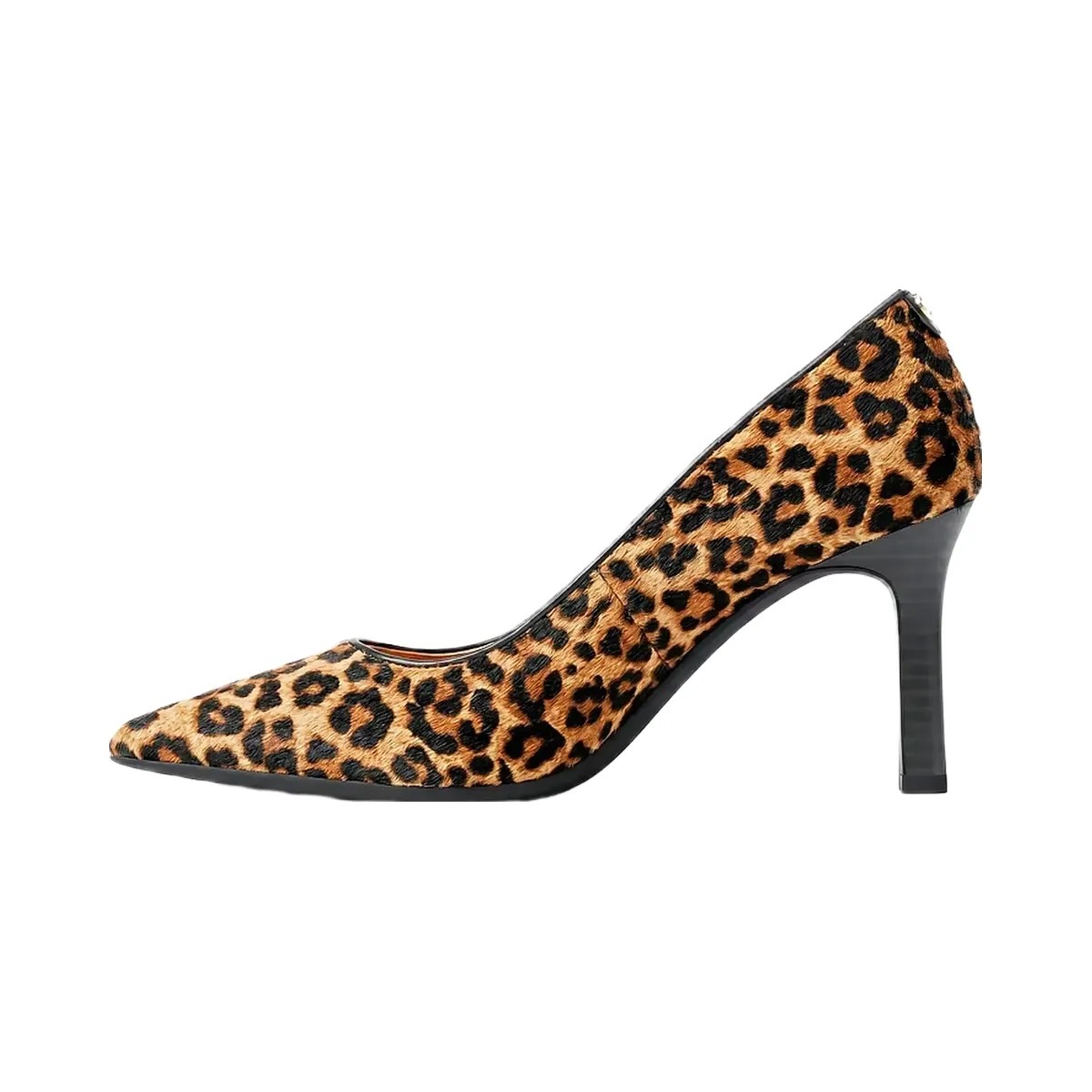 Michael Kors Willa Flex Leopard Print Calf Hair Pump Dk Camel Mlt - HypeFly India View 3