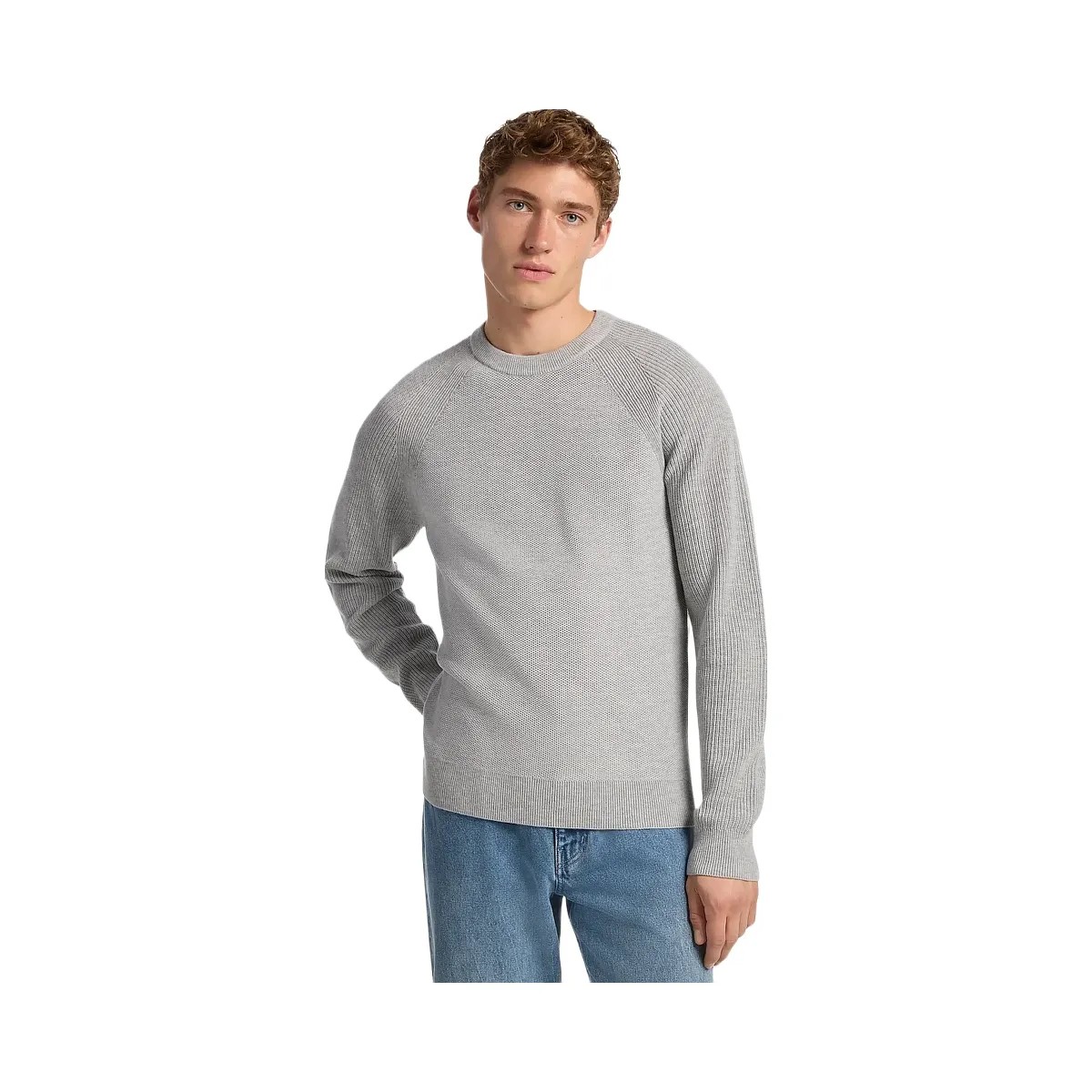 Michael Kors Wool Blend Crewneck Sweater Heather Grey - HypeFly India View 1