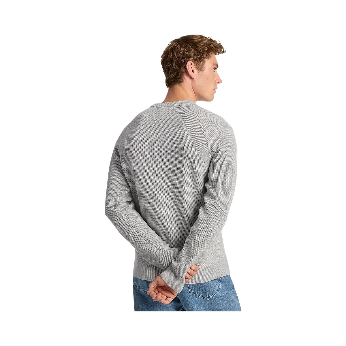 Michael Kors Wool Blend Crewneck Sweater Heather Grey - HypeFly India View 2