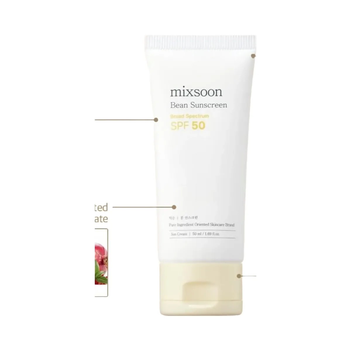 Mixsoon Bean Sunscreen SPF 50 Moisturizer - HypeFly India View 4