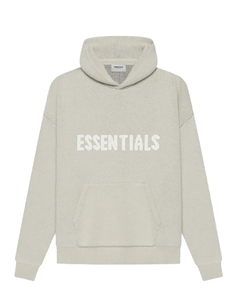 Fear of God Essentials Knit Pullover Hoodie MOSS - HypeFly India View 1