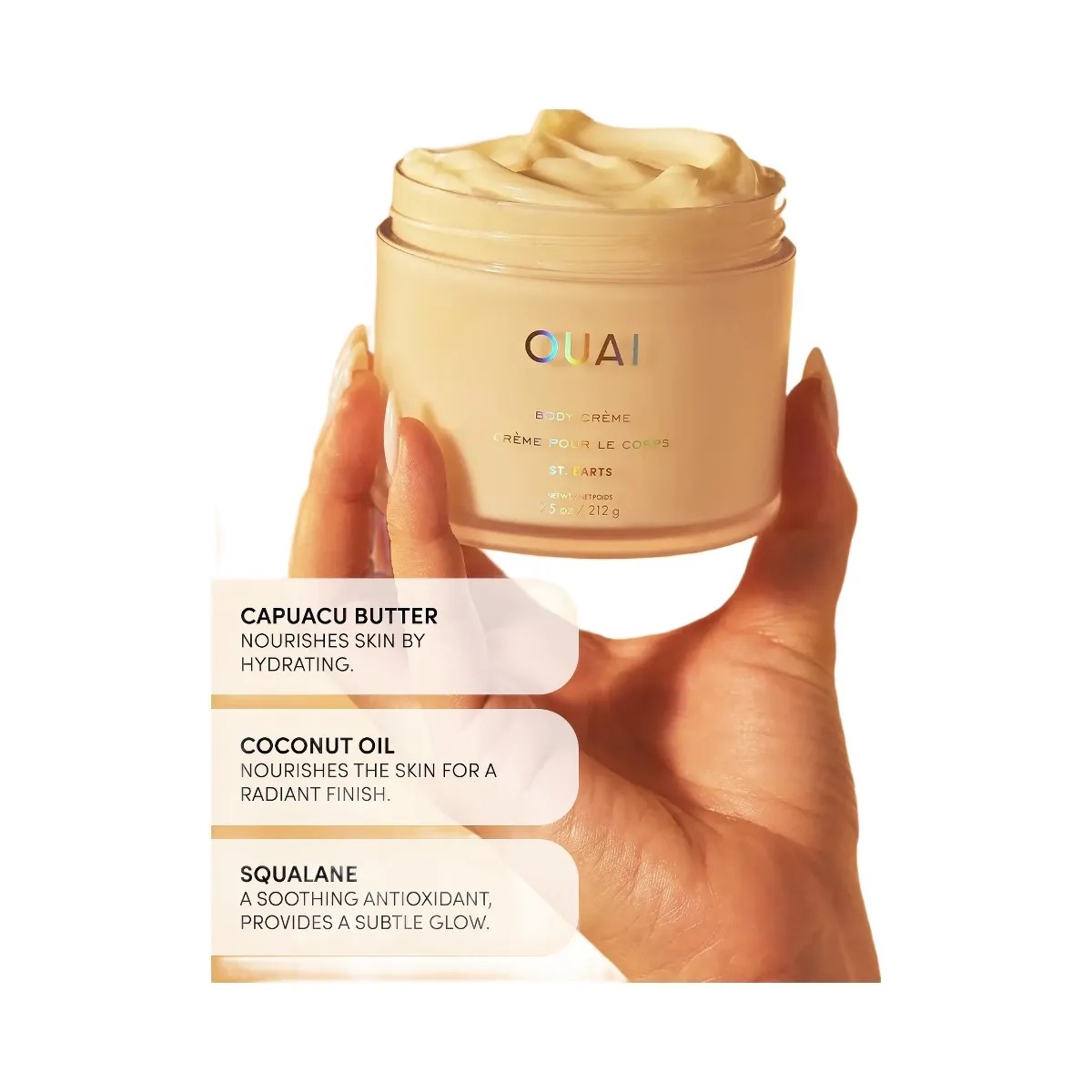 OUAI Body Creme St. Barts Scent - HypeFly India View 3