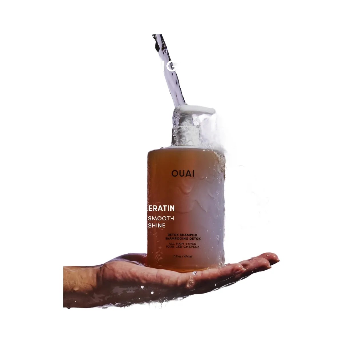 OUAI Detox Clarifying Hair Shampoo - Jumbo - HypeFly India View 3