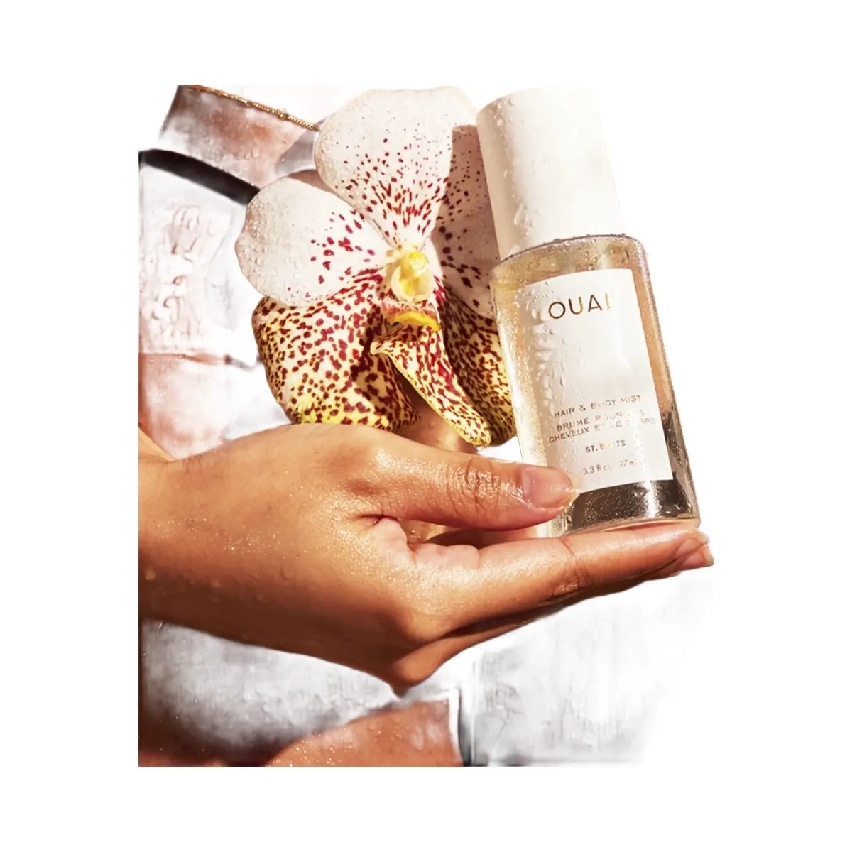 OUAI Hair & Body Fragrance Mist St. Barts Scent Travel Size (3.3 FL OZ) - HypeFly India View 2