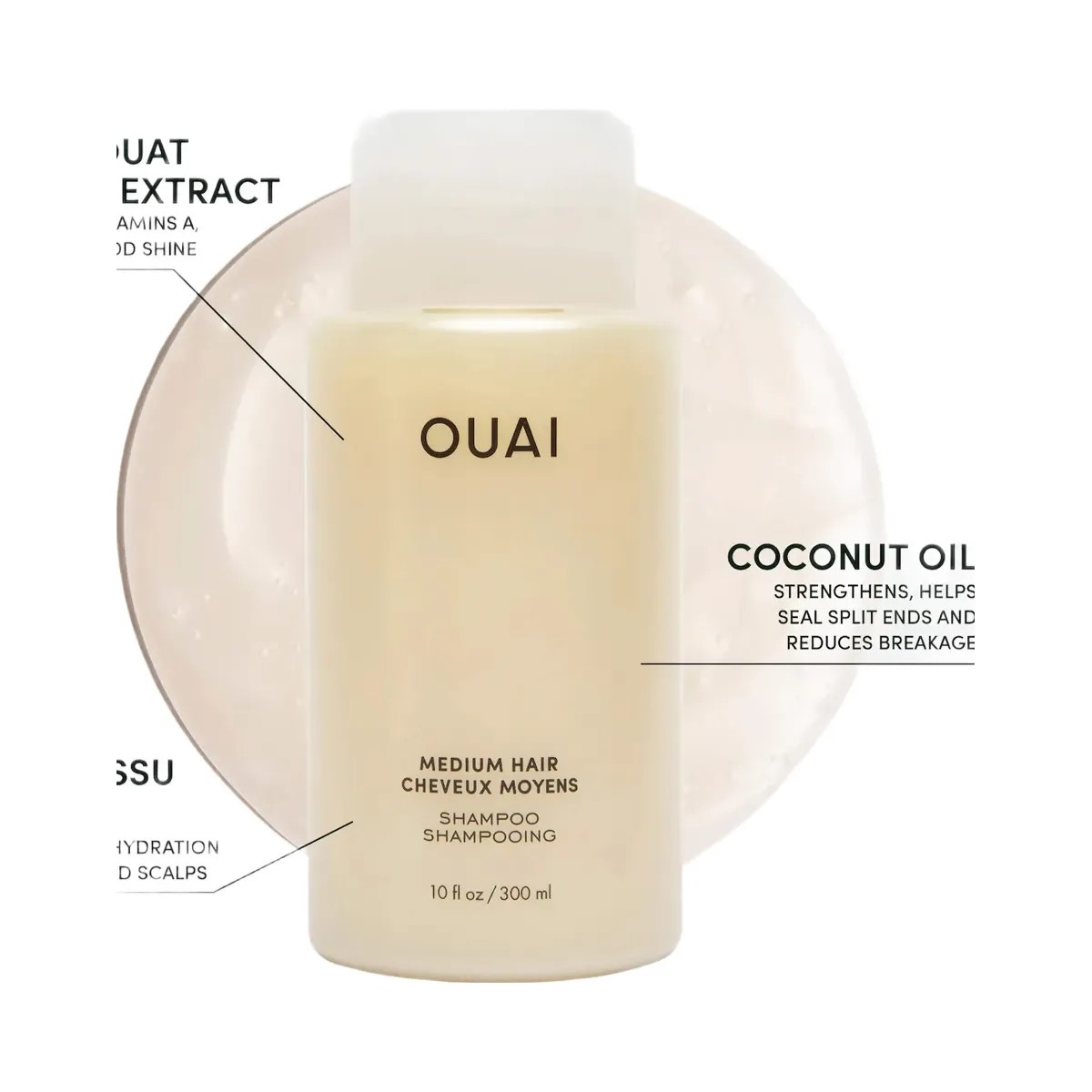OUAI Medium Hair Shampoo - HypeFly India View 4