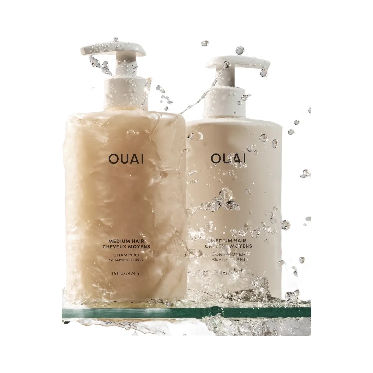 OUAI Medium Hair Shampoo & Conditioner Jumbo Set - HypeFly India View 2