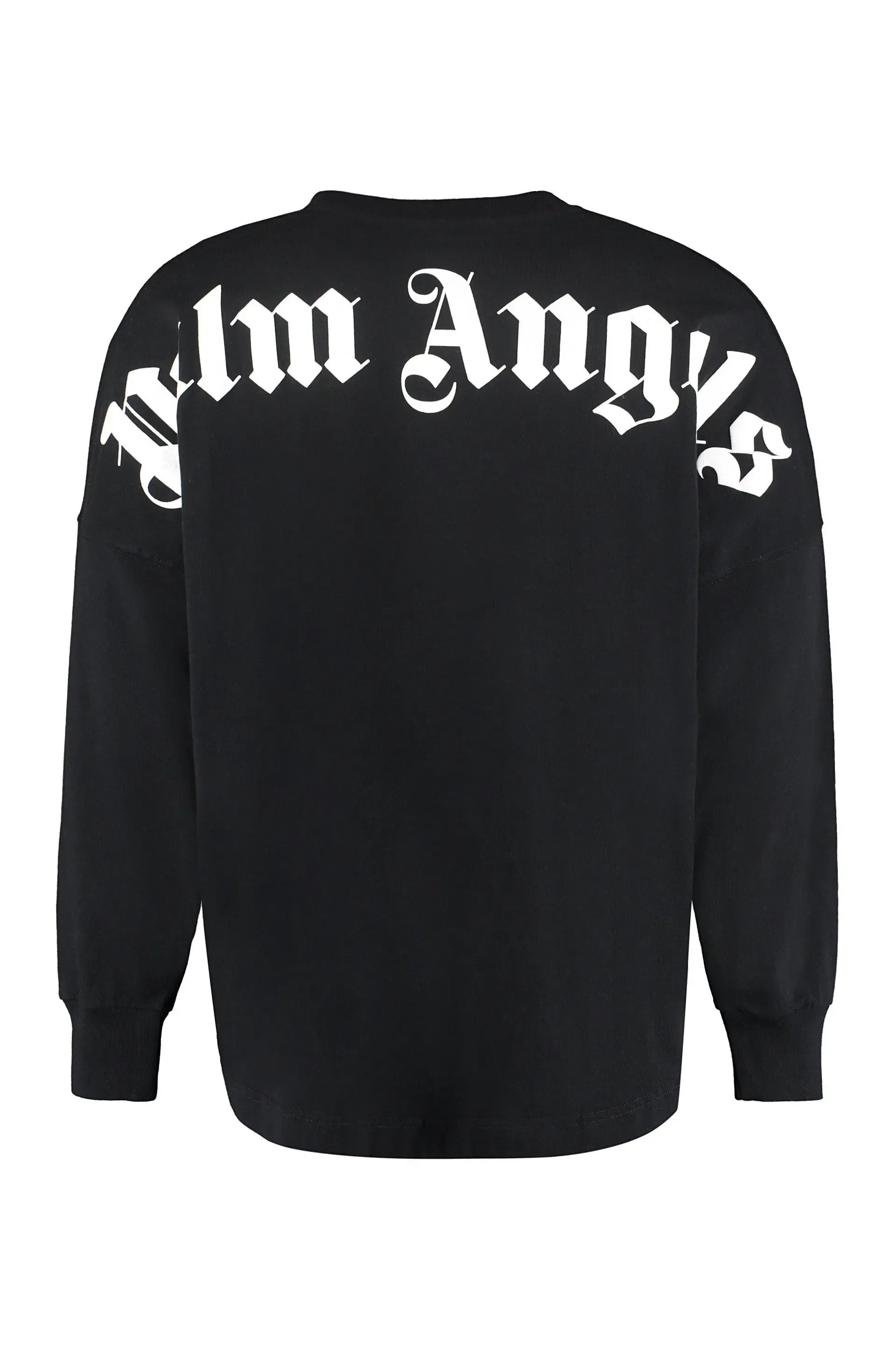Palm Angels Classic Back Logo Oversized Black L/S Tee - HypeFly India View 1
