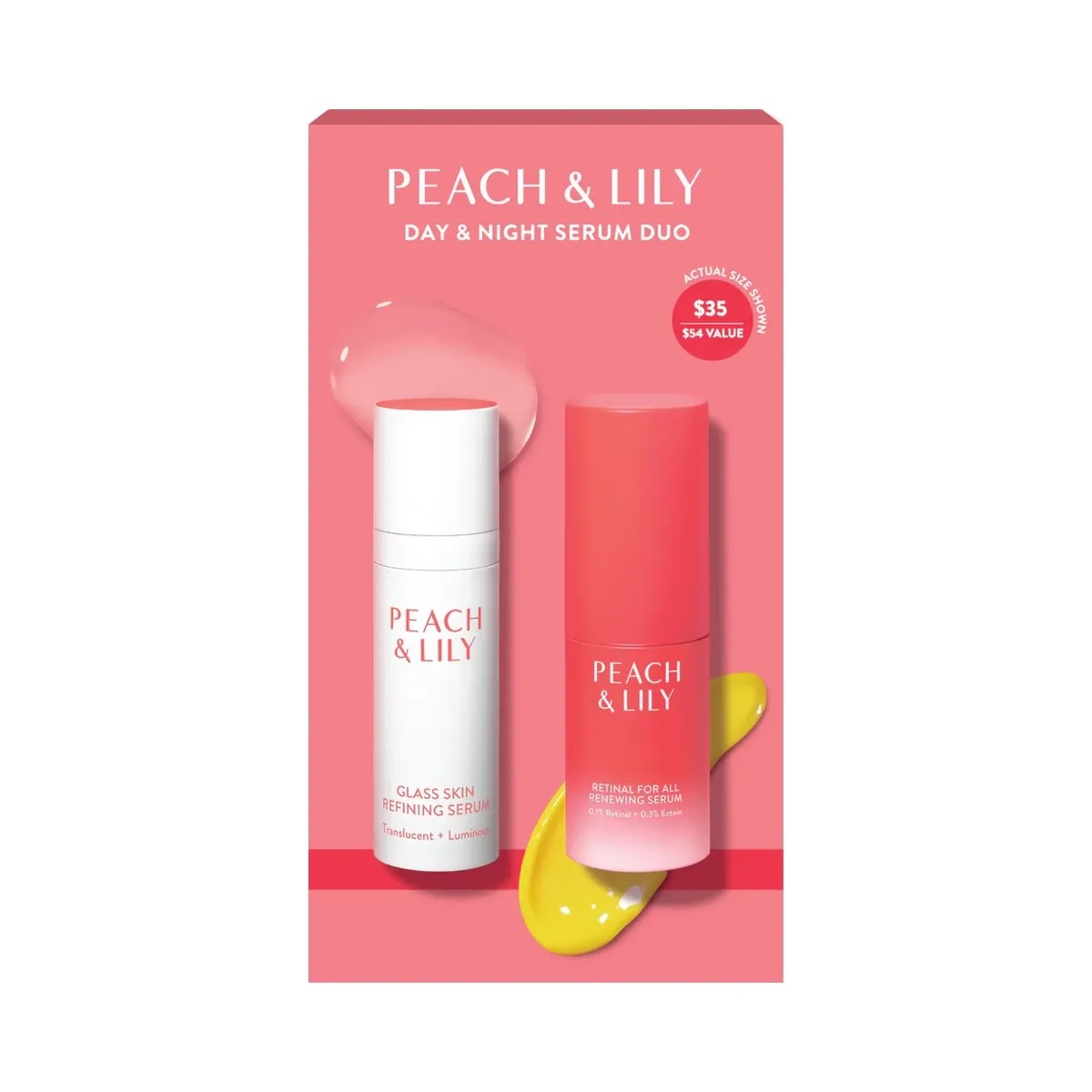 PEACH & LILY Day & Night Serum Mini Duo - HypeFly India View 1