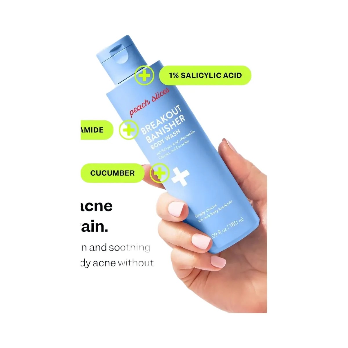 Peach Slices Breakout Banisher Body Wash - HypeFly India View 4