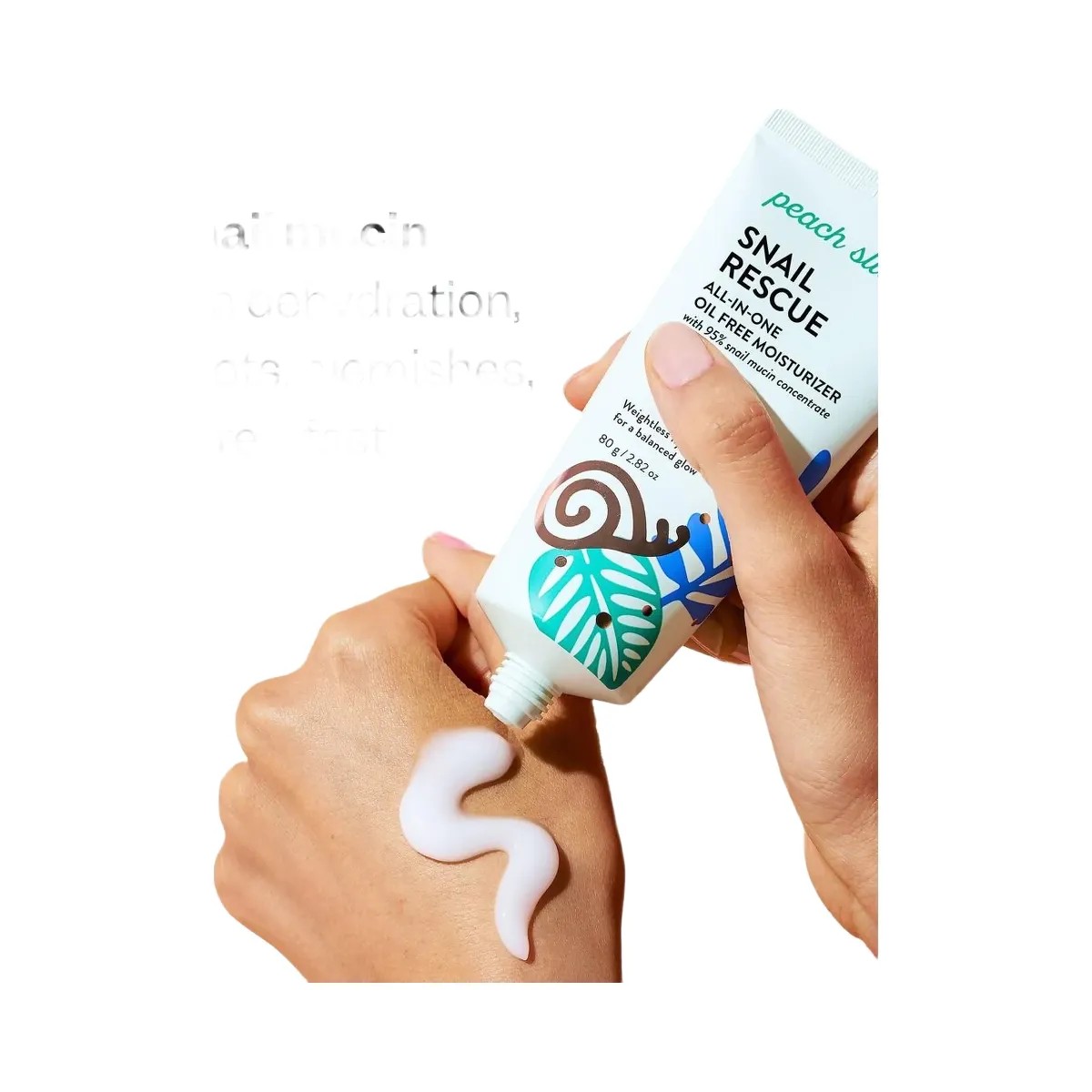 Peach Slices Snail Rescue All-In-One Oil Free Moisturizer - HypeFly India View 3