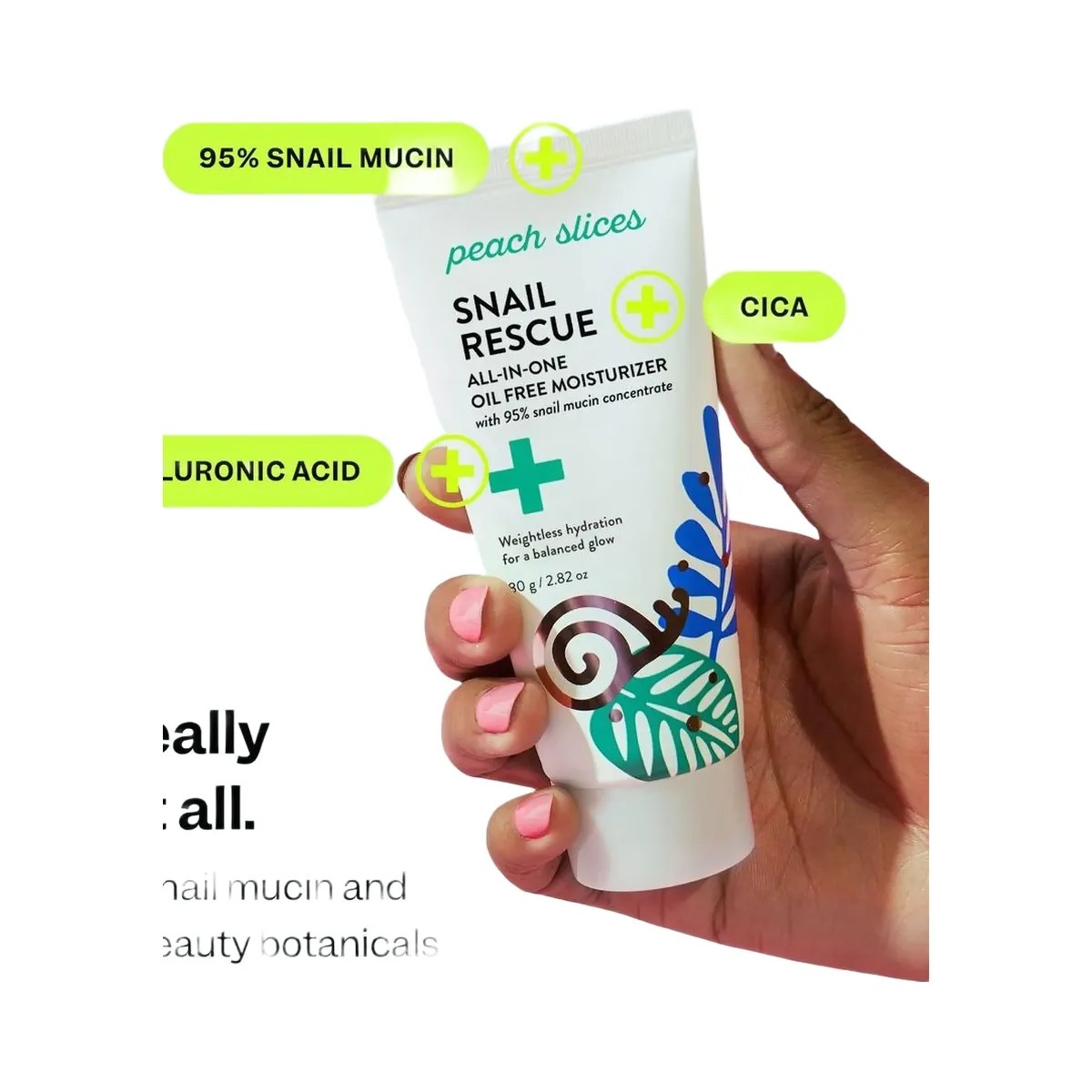 Peach Slices Snail Rescue All-In-One Oil Free Moisturizer - HypeFly India View 5