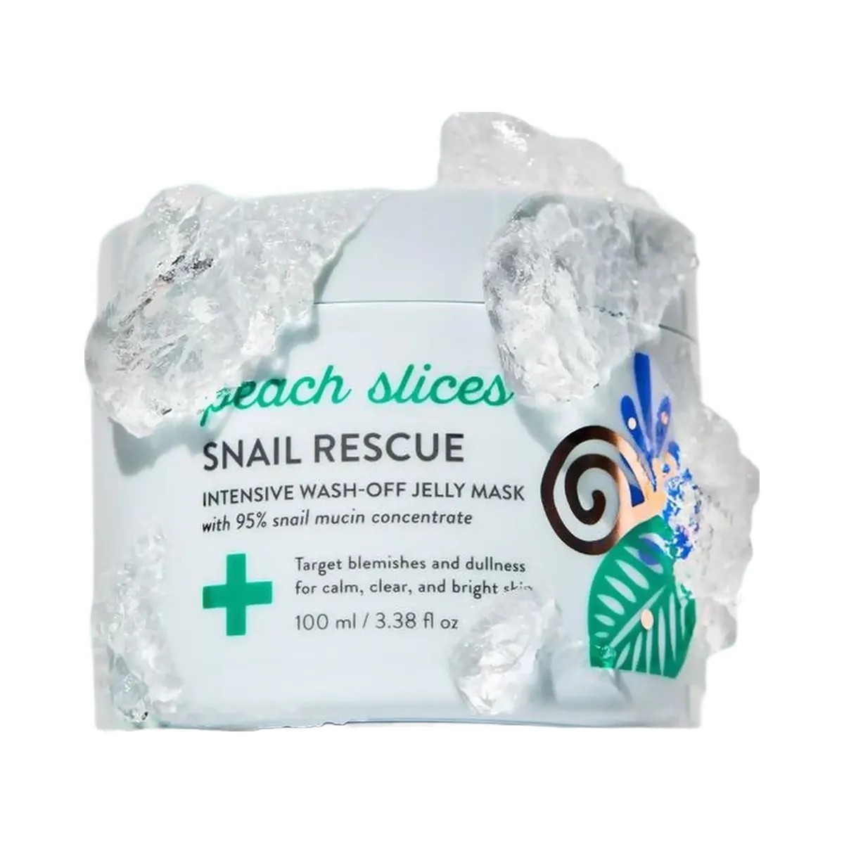 Peach Slices Snail Rescue Intensive Wash-Off Jelly Mask - HypeFly India View 4